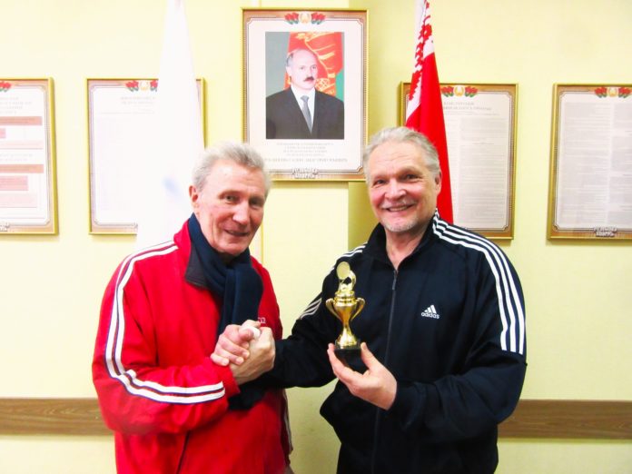 Минкевич Анатолий финалист Международного теннисного турнира (ITF) 25th BELARUS OPEN в парном разряде MD65 вместе с Юрием Судником (BLR) г. Минск, Белоруссия 7-11 марта 2018 год