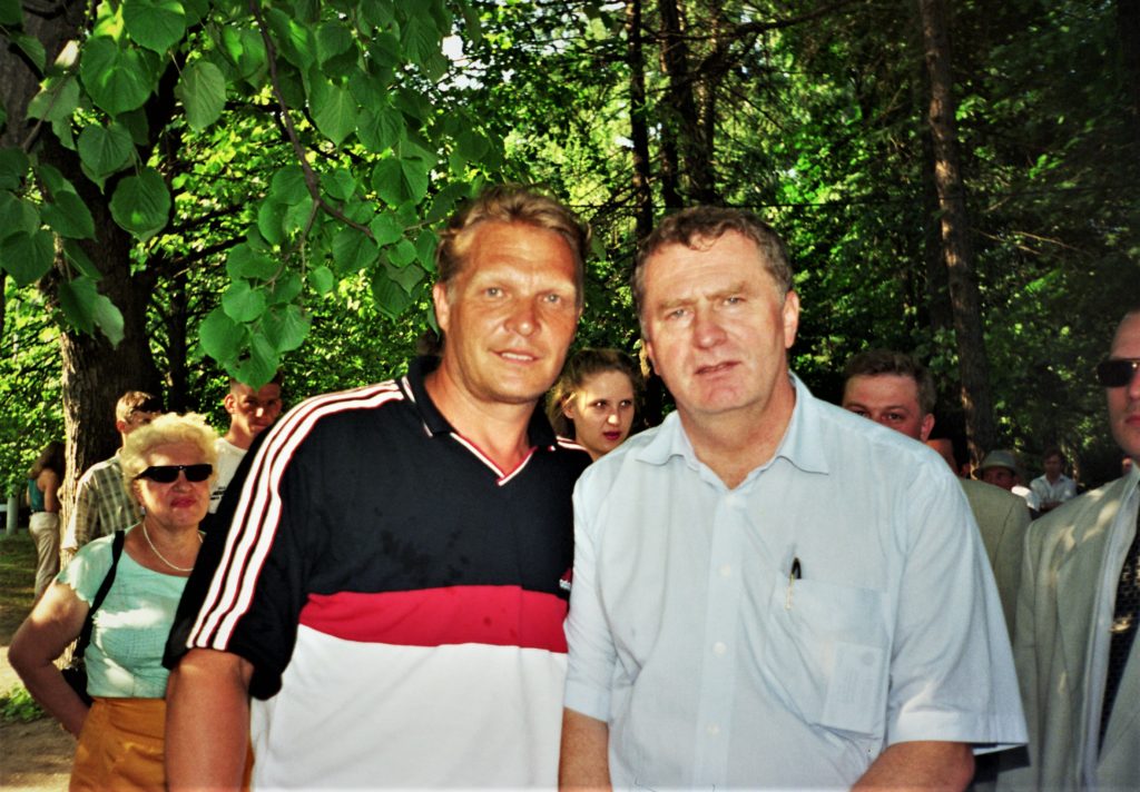 Минкевич Анатолий и Жириновский Владимир Вольфович Лидер партии ЛДПР 1998 г.