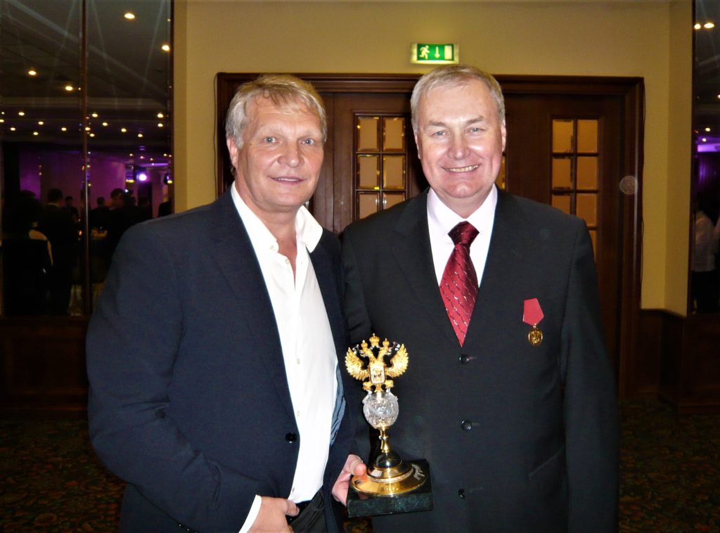 Минкевич Анатолий и Лазарев Владимир Александрович первый вице-президент Федерации тенниса России 2009 г.